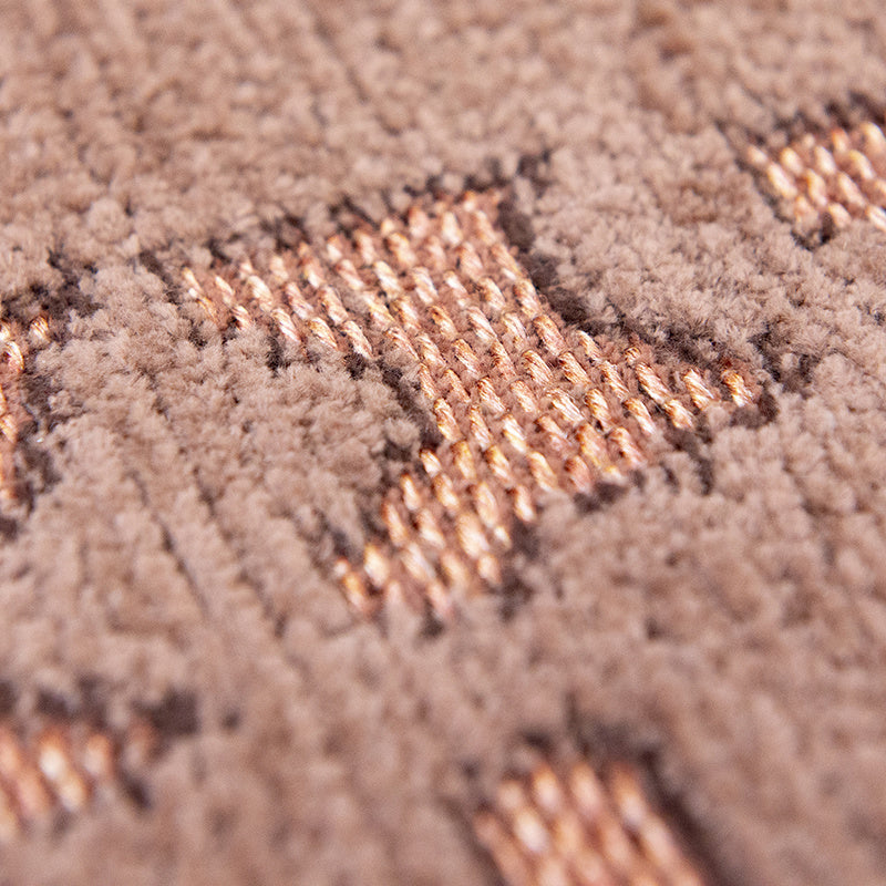 Round modern floor rug - Structures Baobab 9199