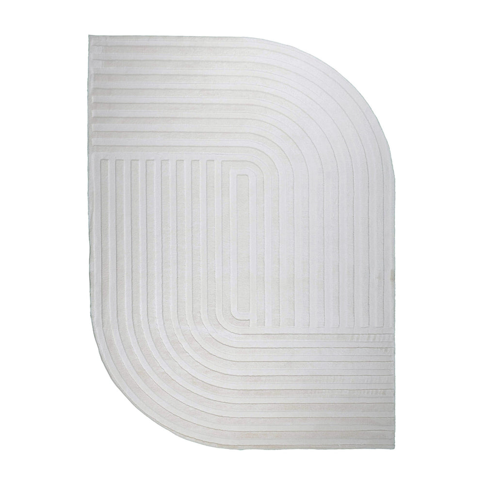 Irregular Rug - Flowy Lines Cream
