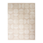 Outdoor Rug - Capri Circles Beige/Cream