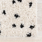 High Pile Rug - Grand Dots Cream/Black