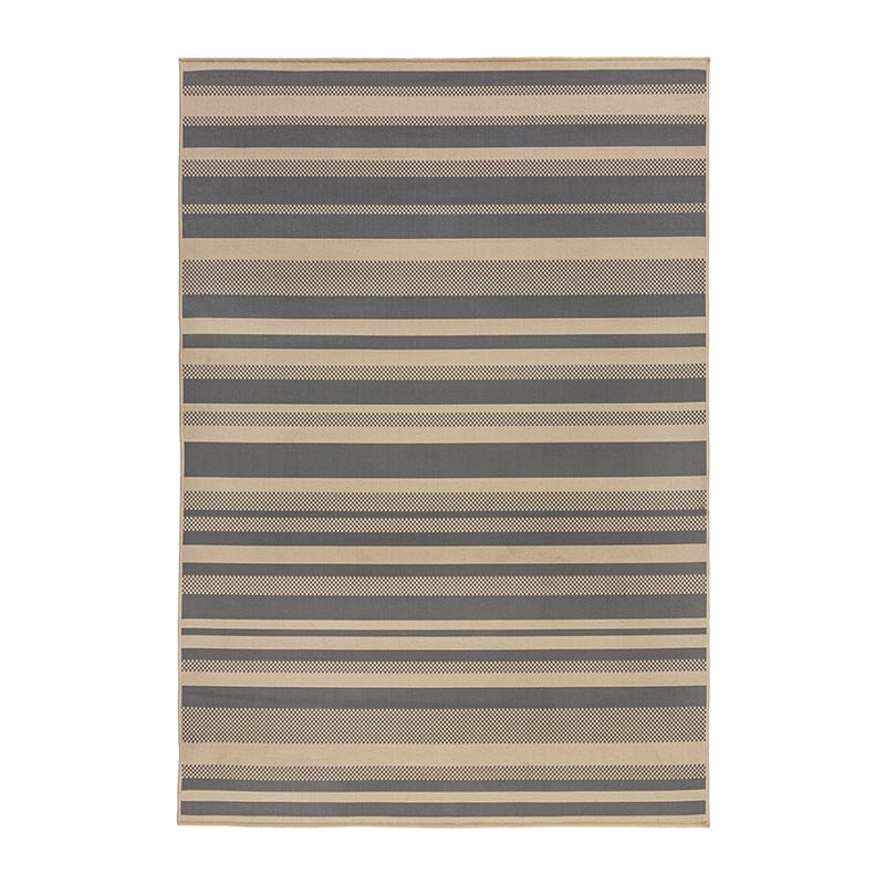Retro Outdoor Rug - Floreno Noto Grey