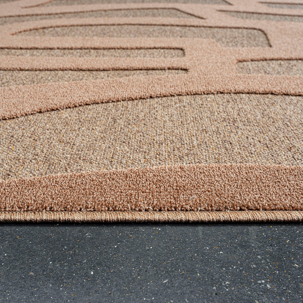 Modern Floor Rug - Thor Red 1111