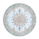 Round Vintage Rug - Lily Medallion Light Blue