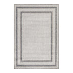 Jute Outdoor Rug - Aruba Double-Edge Creme