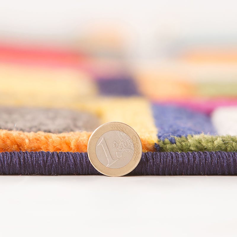 Modern Area Rug - Spectro Waltz Multicolor