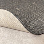 Round Outdoor Rug - Malta Melange Black