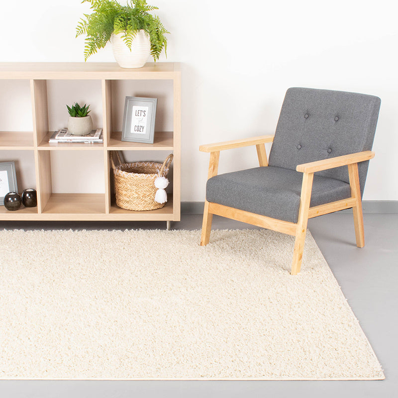 High Pile Runner - Solid White
