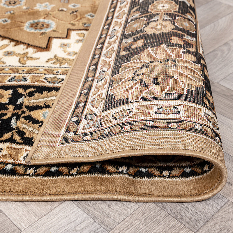 Persian Carpet - Rezah Medallion Brown