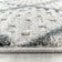 Round Scandinavian floor rug - Pitea Strangle Cream