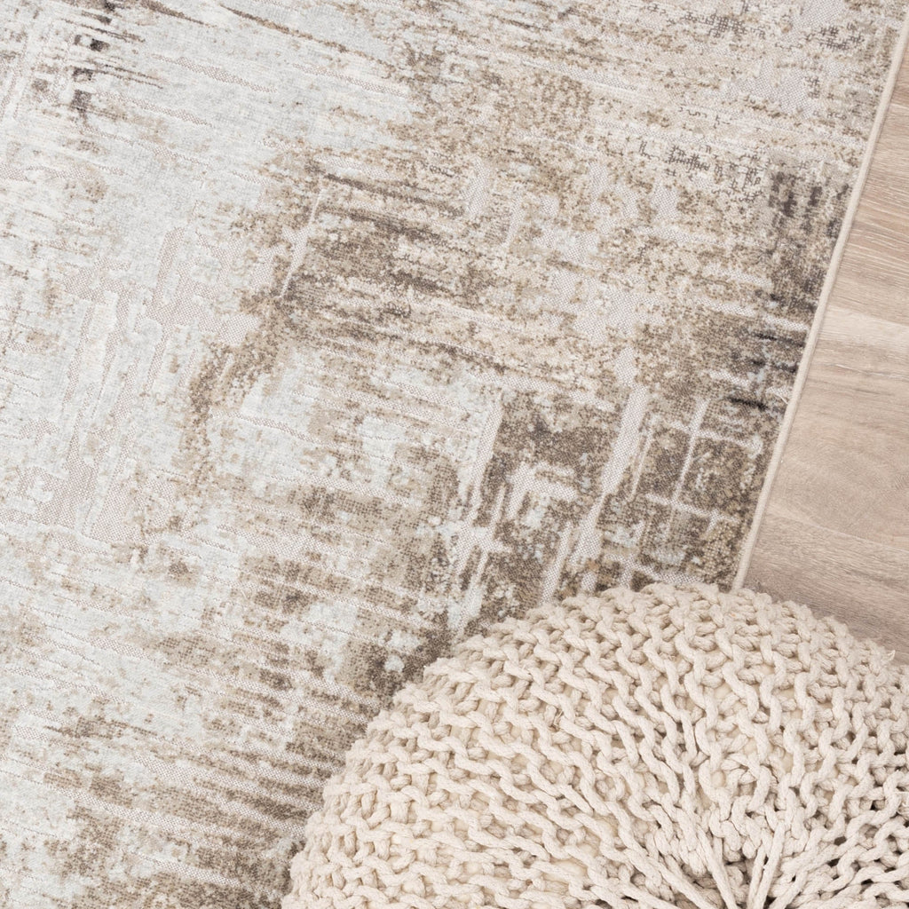 Modern Rug - Hendrix Grunge Cream/Grey