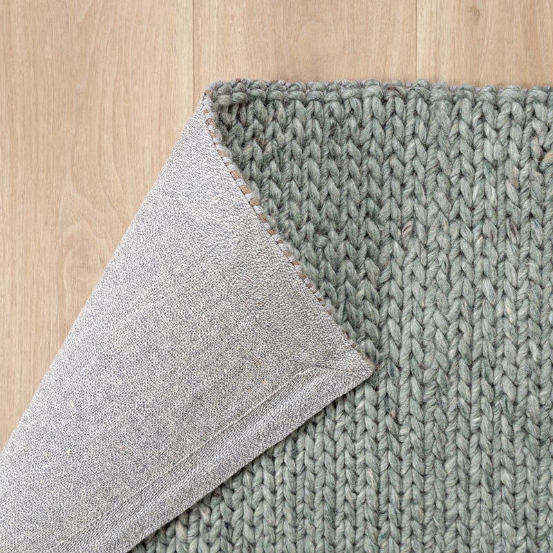 Wool Rug - Twist Green