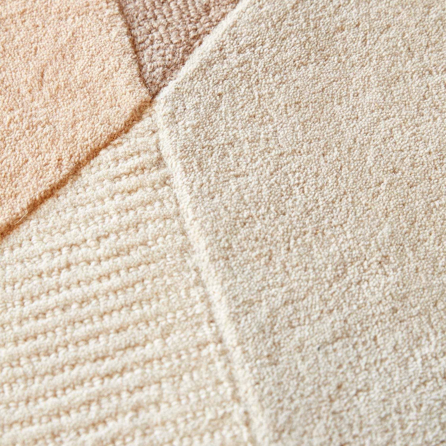 Wool Floor Rug - Urban Vibes Cream/Pink 030