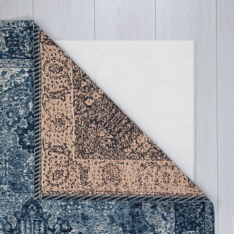Oriental floor rug - Mannito Antique Blue