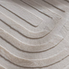 Irregular Rug - Flowy Lines Cream