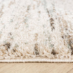 High Pile Rug - Blend Cream/Blue