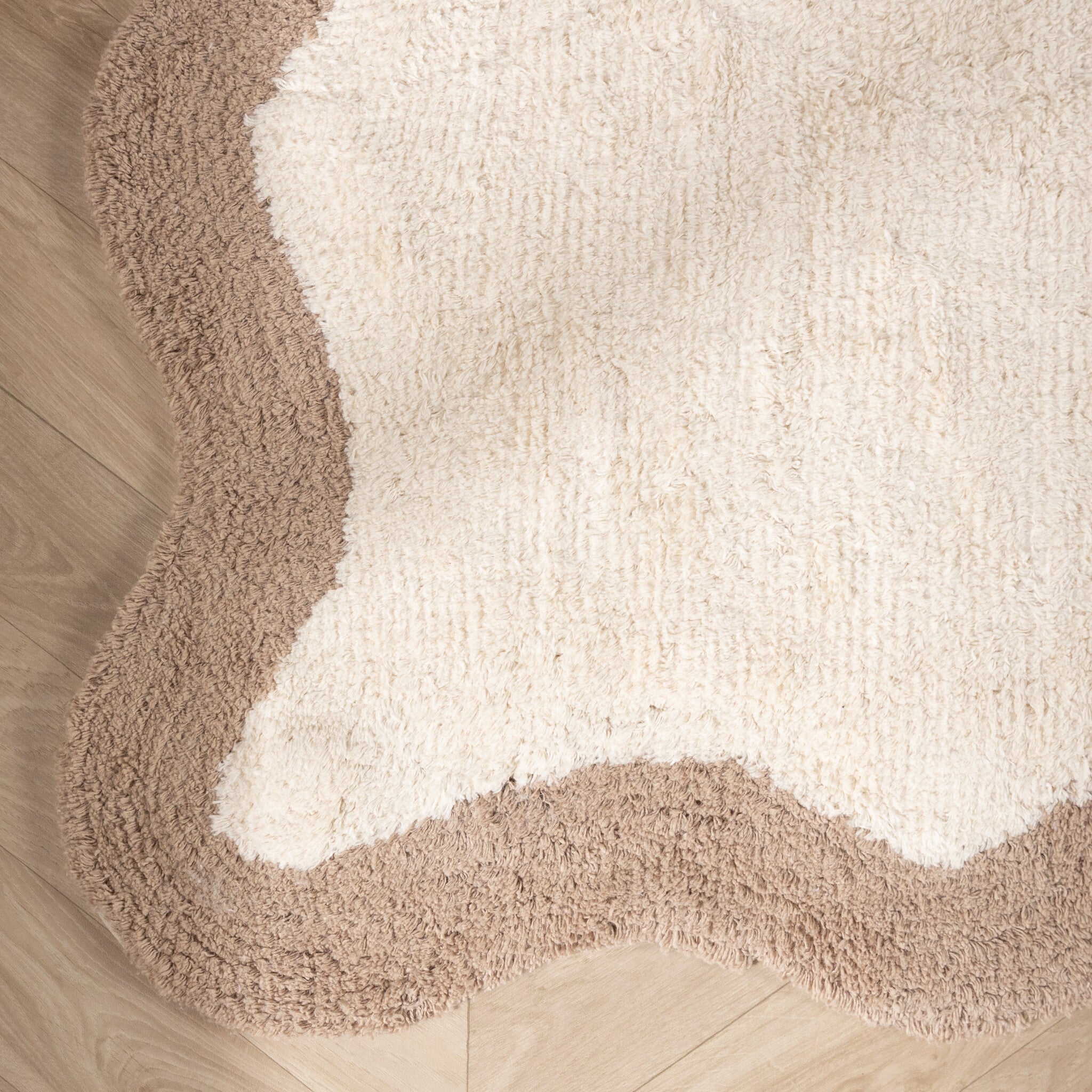 Washable Runner – Hazy Beige/Cream