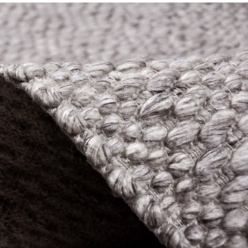 Wool floor rug - Leona Grey