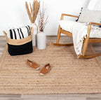 Jute Rug - Fair Square Natural