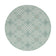Round Modern Outdoor Rug - Playa Geo Green