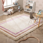 Washable kids rug - Milo Pink