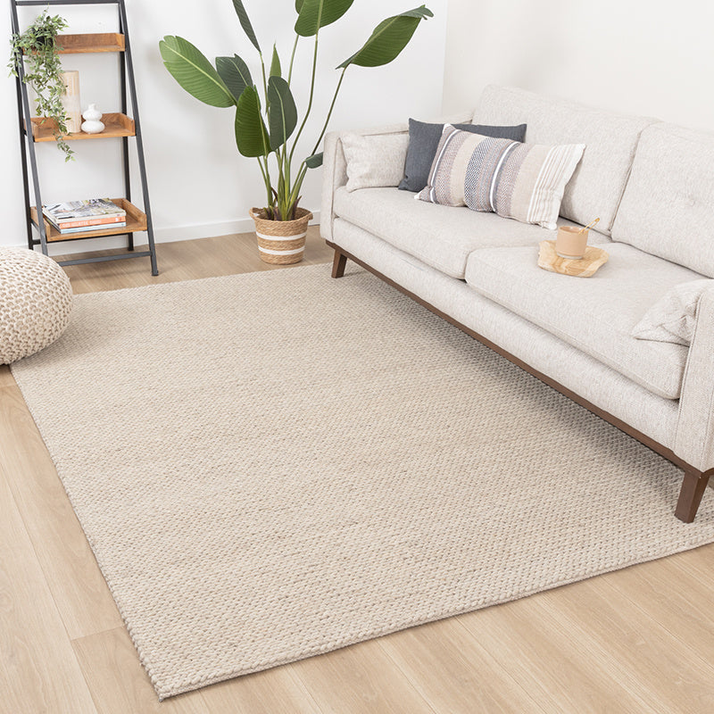 Wool Rug - Twist Beige