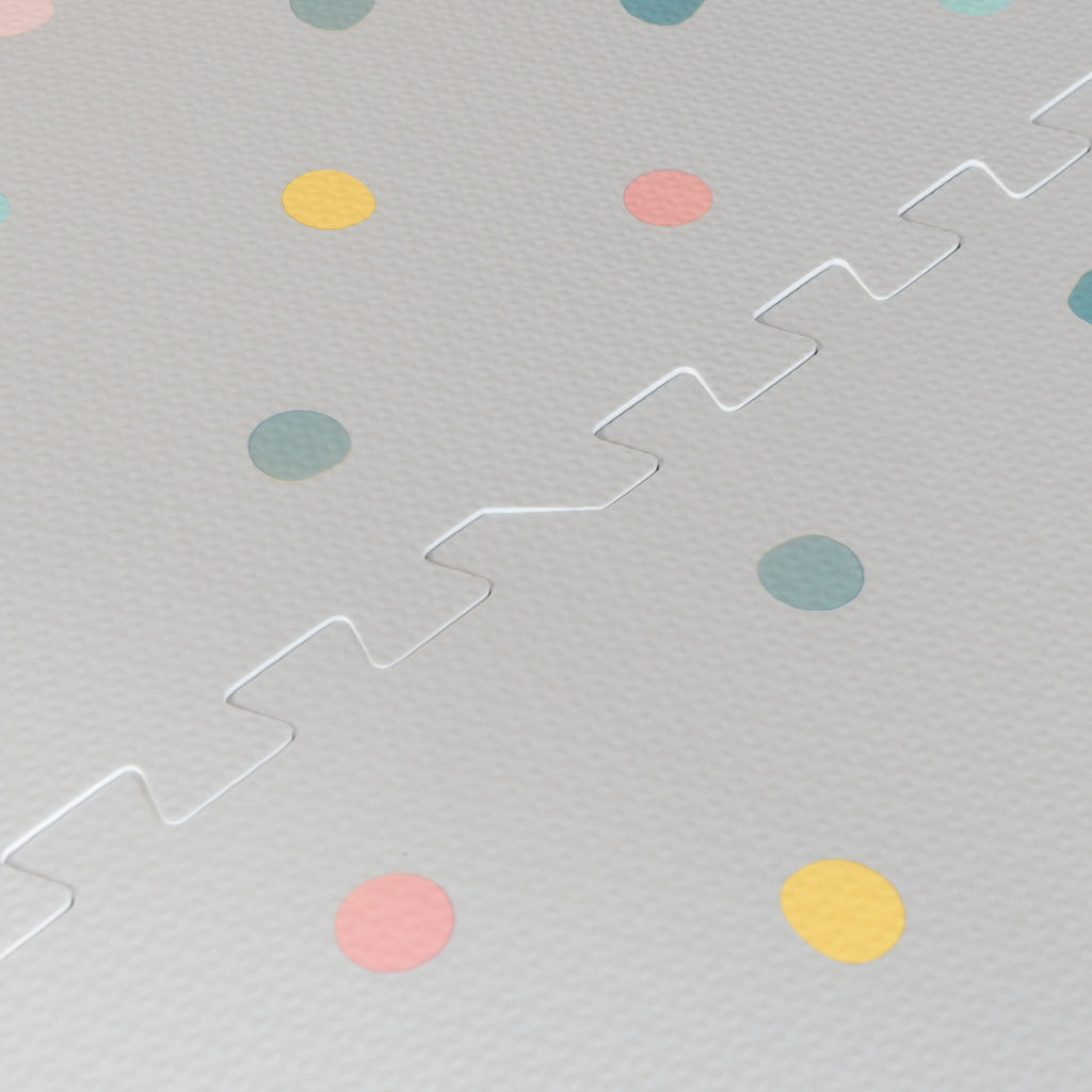 Foam Puzzle Mat – Alfie Dots Light Grey
