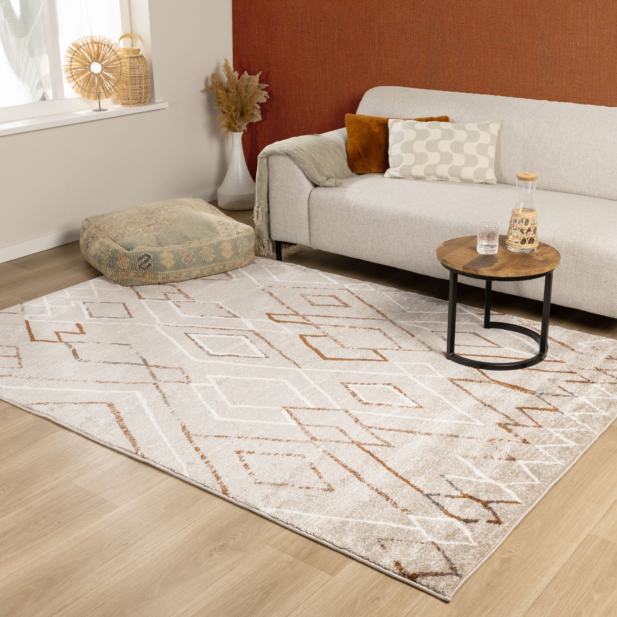 Berber rug - Blend Diamond Beige