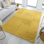 Modern floor rug - Solacio Zen Ochre Yellow
