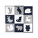 Foam puzzle mat XL - Lio Forest Dark Blue/White