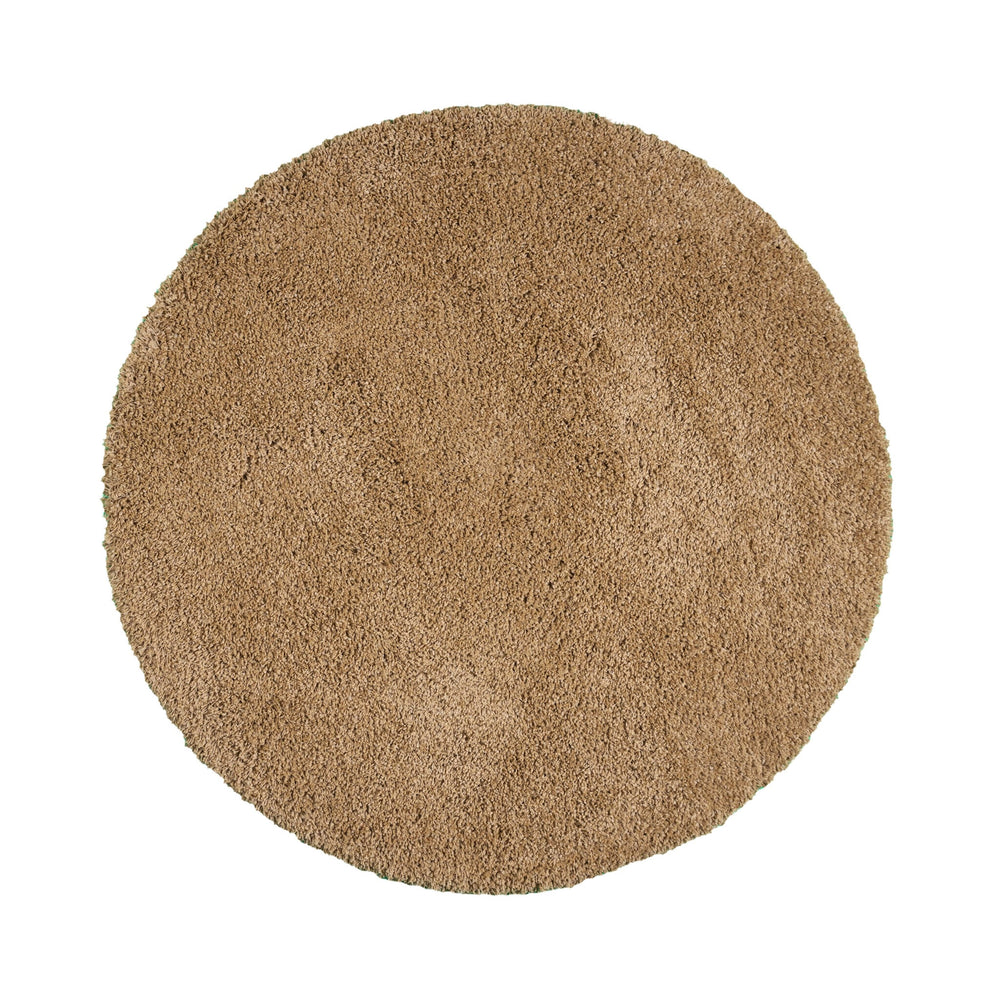 Round shaggy rug - Yves Gold