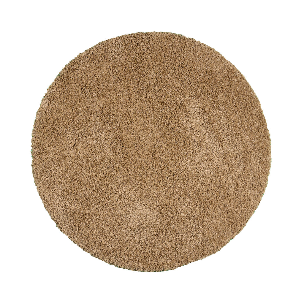 Round shaggy rug - Yves Gold