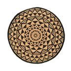 Round Jute Rug - Henna Maya Natural
