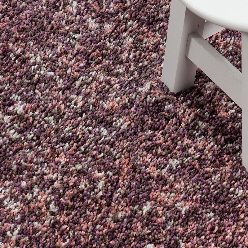 High-pile floor rug - Enjoy Pink