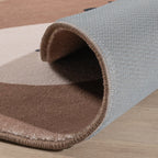 Round Washable Kids Rug - Sammy Bear Brown