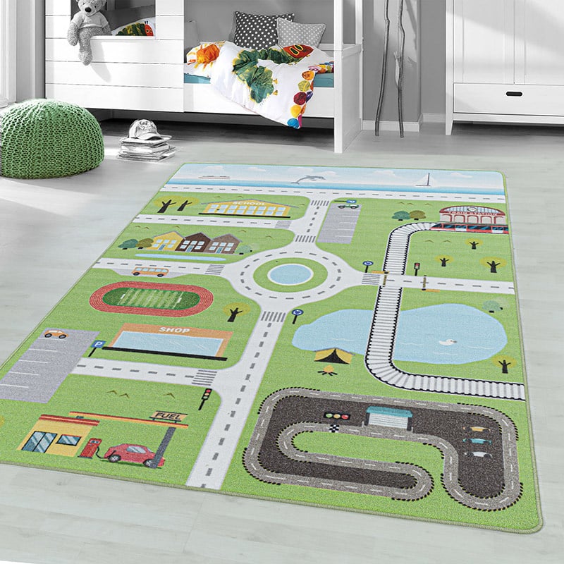 Play Mat - Pleun Road Green
