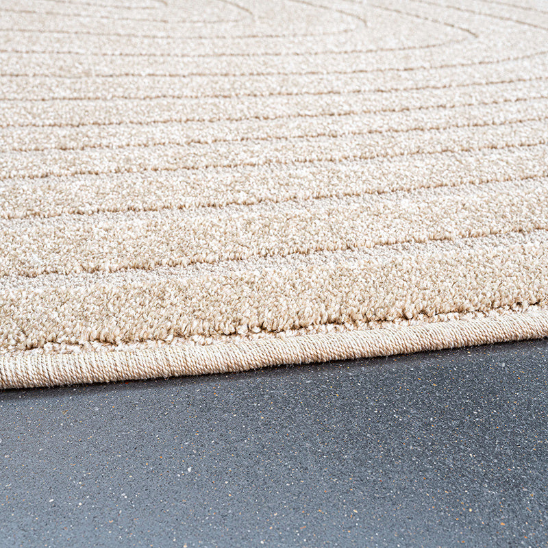 Organic floor rug - Vince 9191 Beige