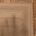 Jute Outdoor Rug - Mavi Stripes Cream/Brown