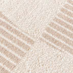 Round Japandi Rug - Aurora Shapes Beige