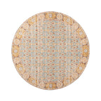 Round Vintage Rug - Thirza Oriental Light Blue/Multicolour
