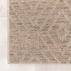Jute Outdoor Rug - Fora Tile Natural