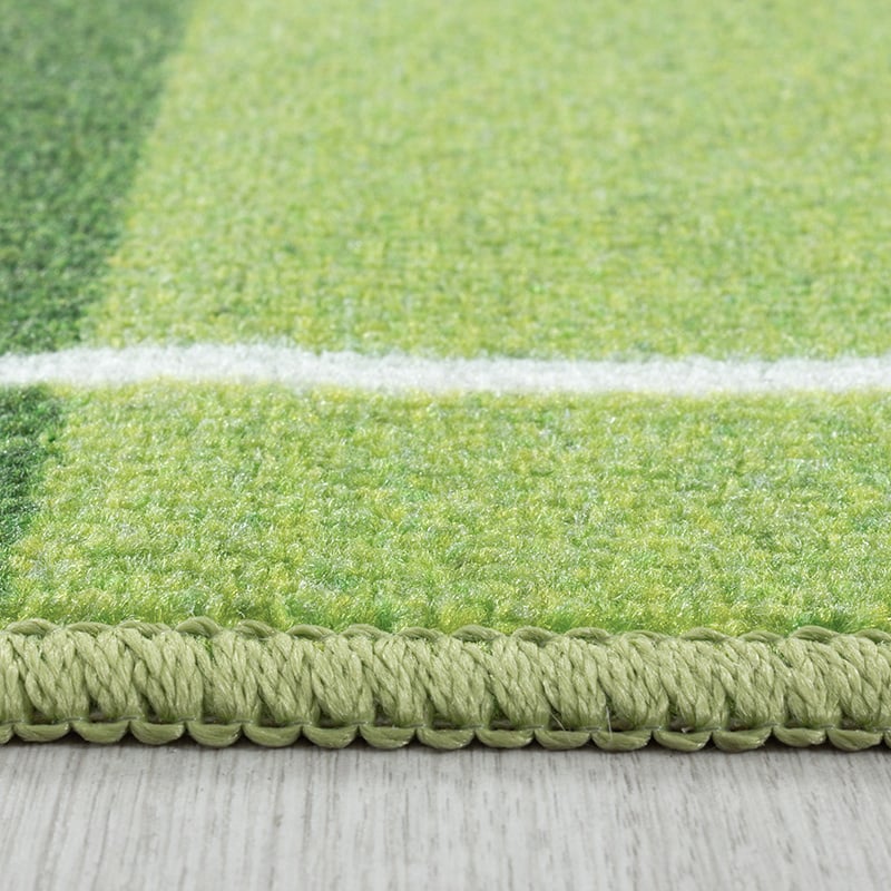 Football Rug - Pleun Football Field Green