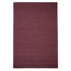 Wool floor rug to measure - New Loop Burgundy/Red 319