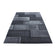 Modern floor rug - Plus Black 8007