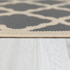 Round Outdoor Rug - Floreno Padua Beige/Anthracite