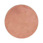 Round Low-Pile Rug – Cozy Pink
