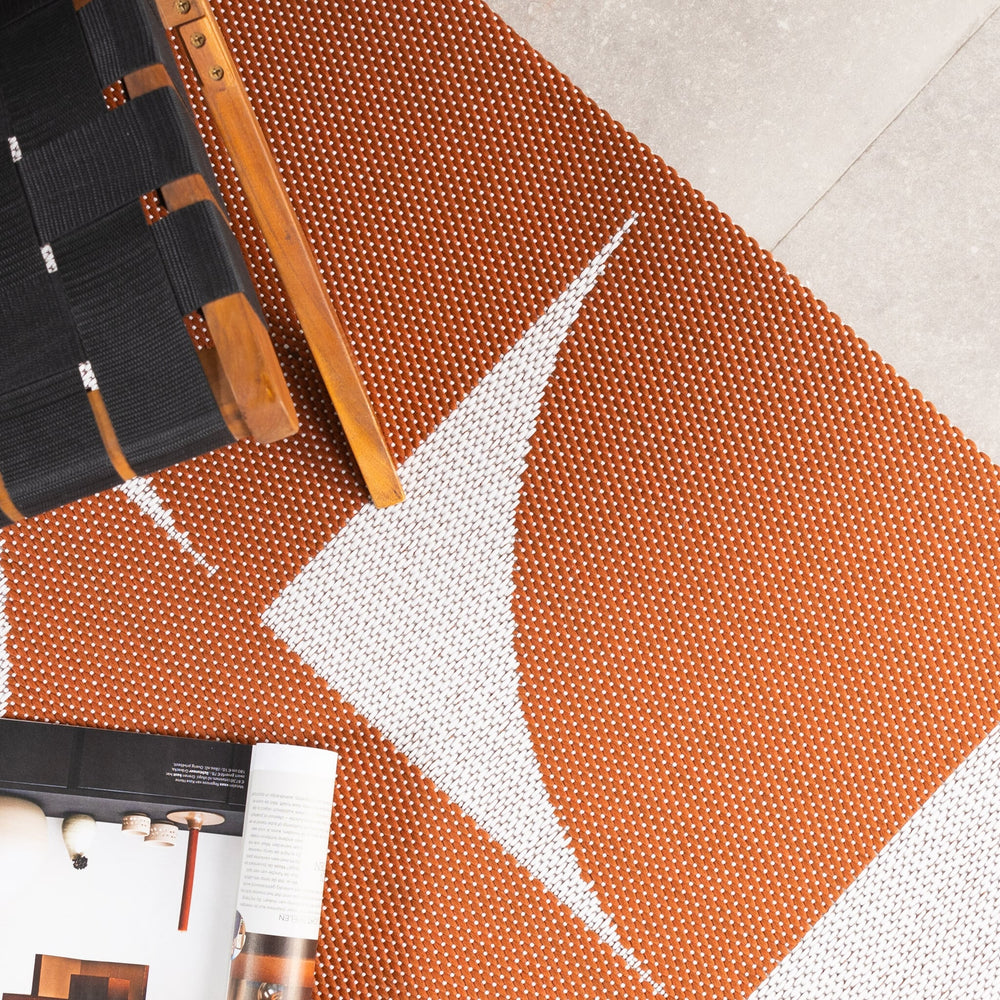 Outdoor Rug - Summer Shapes Terracotta