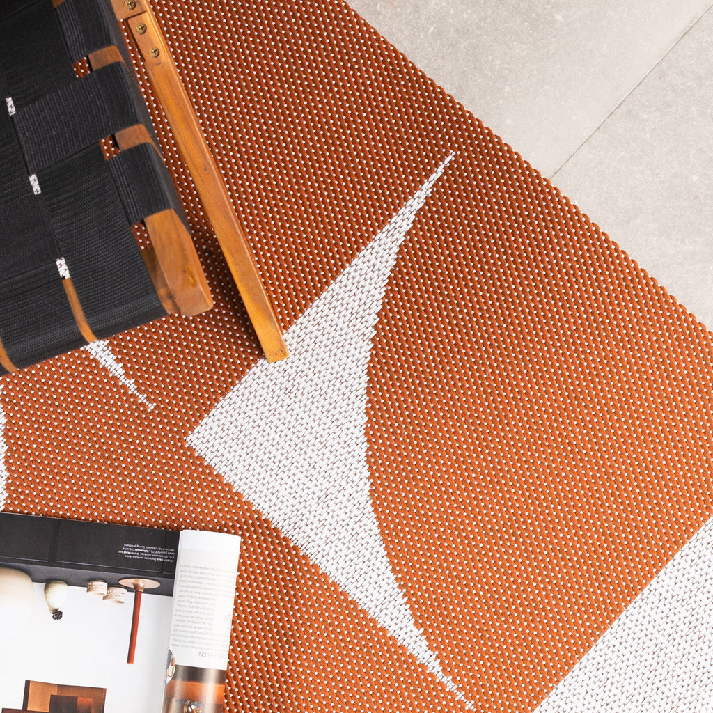 Outdoor Rug - Summer Shapes Terracotta