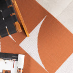 Outdoor Rug - Summer Shapes Terracotta