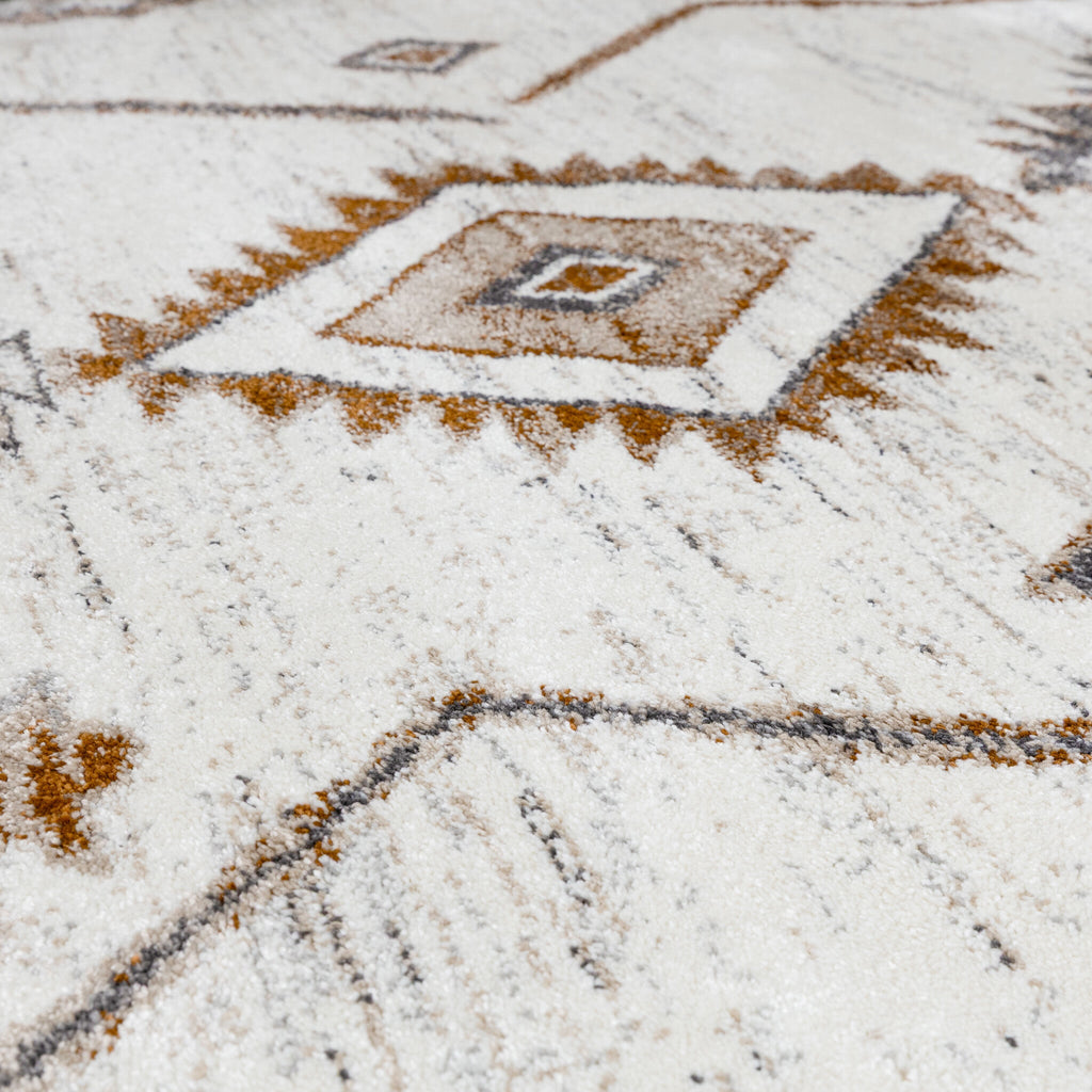 Round berber rug - Blend Aztec Terra