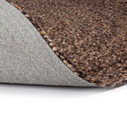 Round Wool Floor Rug - Bellano ST Brown 623